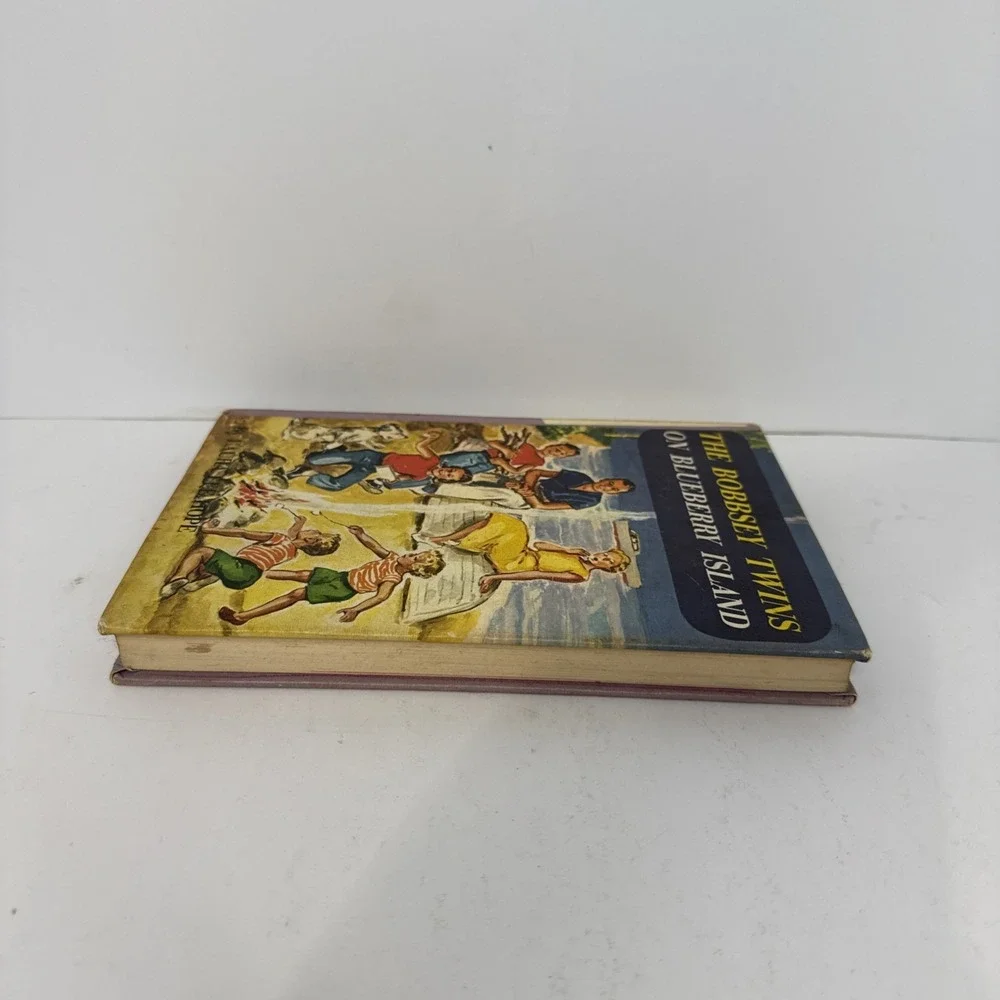 1959 Grosset & Dunlap Bobbsey Twins on Blueberry Island by Laura Lee Hope Vtg